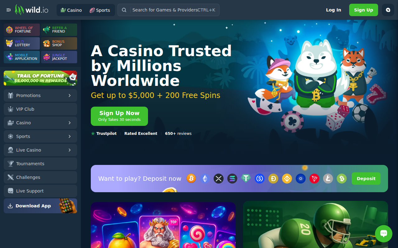 wild.io desktop screenshot